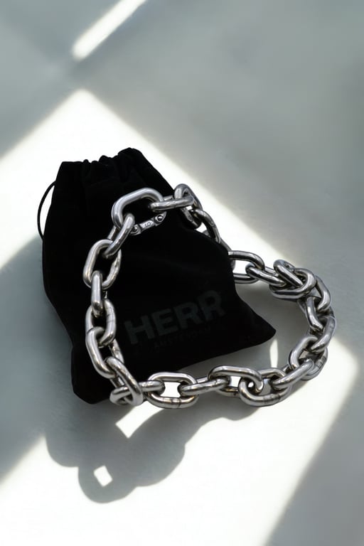 HERR stainless steel chain collar