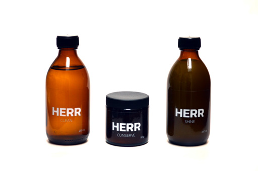 HERR Care kit with clean 250ml, conserve 80g and shine 250ml